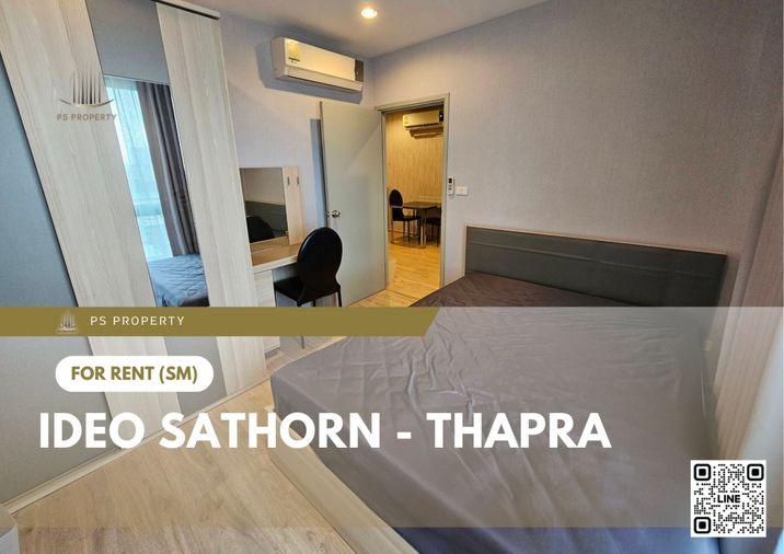 รูป ให้เช่า ✨ IDEO Sathorn - Thapra ✨ 2 ห้องนอน เฟอร์นิเจอร์ และ เครื่องใช้ไฟฟ้าครบ ใกล้ BTS โพธิ์นิมิตร - รูปที่ 1/12