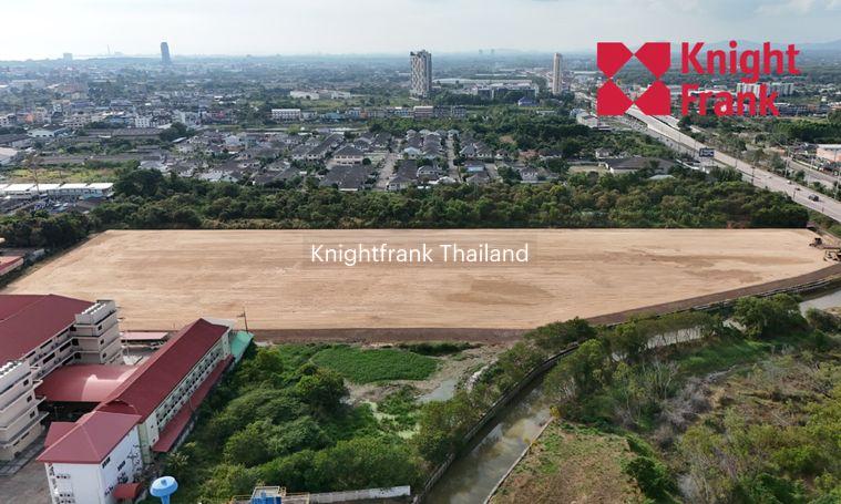รูป ขายที่ดินทำเลเศรษฐกิจเมืองระยอง 8 ไร่ ติดถนนไฮเวย์ 36 ใกล้เซ็นทรัลระยอง - รูปที่ 3/5