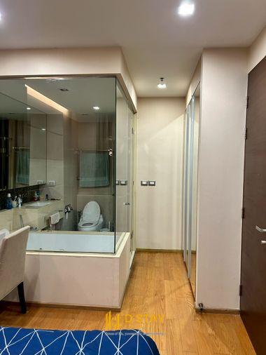 รูป ขาย ดิ แอดเดรส อโศก ห้องสวย พร้อมอ่างอาบน้ำ ชั้นสูง วิวเมือง ราคาดีมาก ตกแต่งพร้อมเข้าอยู่ | Code DS1628 Line: @Dstay - รูปที่ 17/18