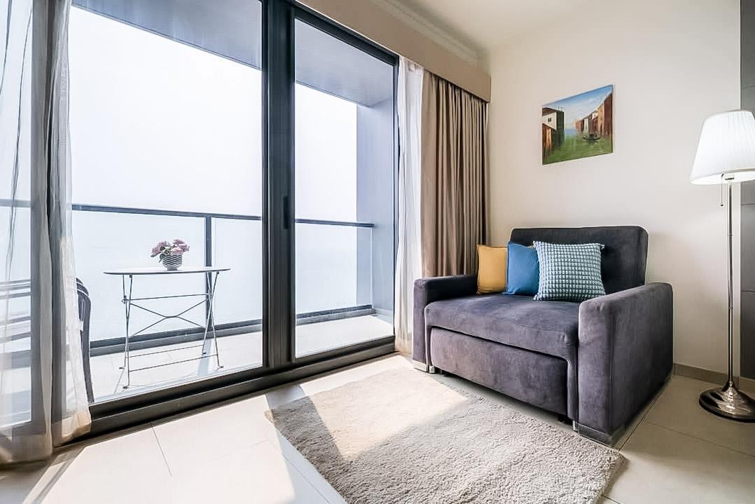 รูป Sea view Studio Condominium for Rent at Zire Wongamat - รูปที่ 1/10