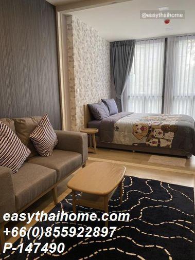 picture P-147490 Serene Garden View! Chambers Onnut 1-Bed Near Onnut BTS 14,500 THB Line Id: @easythaihome 085-592-2897 - 3/16