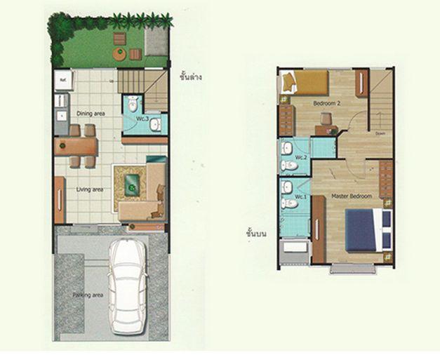 รูป Call : 081-828-8758 ปรับราคาลดพิเศษ!! โครงการ Villaggio Bangna ทาวน์โฮมแปลงมุม 31.8 ตร.วา 2 ห้องนอน 3 ห้องน้ำ แถมเฟอร์นิเจอร์ ใกล้ ABAC บางนา - รูปที่ 6/11