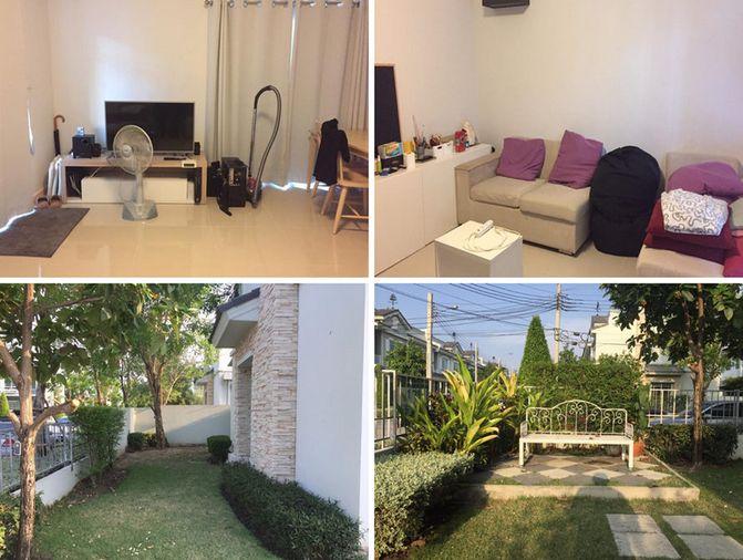 รูป Call : 081-828-8758 ปรับราคาลดพิเศษ!! โครงการ Villaggio Bangna ทาวน์โฮมแปลงมุม 31.8 ตร.วา 2 ห้องนอน 3 ห้องน้ำ แถมเฟอร์นิเจอร์ ใกล้ ABAC บางนา - รูปที่ 3/11