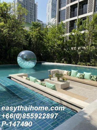 picture P-147490 Serene Garden View! Chambers Onnut 1-Bed Near Onnut BTS 14,500 THB Line Id: @easythaihome 085-592-2897 - 2/16