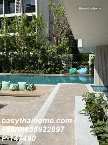 picture P-147490 Serene Garden View! Chambers Onnut 1-Bed Near Onnut BTS 14,500 THB Line Id: @easythaihome 085-592-2897 - 16/16