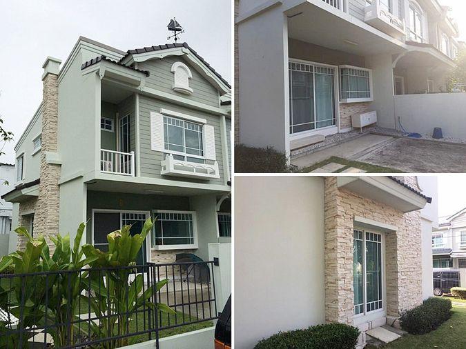 รูป Call : 081-828-8758 ปรับราคาลดพิเศษ!! โครงการ Villaggio Bangna ทาวน์โฮมแปลงมุม 31.8 ตร.วา 2 ห้องนอน 3 ห้องน้ำ แถมเฟอร์นิเจอร์ ใกล้ ABAC บางนา - รูปที่ 2/11