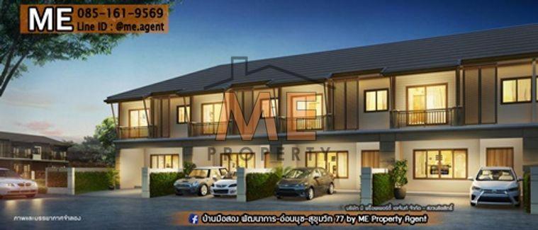 รูป ให้เช่า พฤกษาวิลล์ 73 พัฒนาการ ทาวน์เฮ้าส์ 2 ชั้น หลังมุม Built in สวย ใกล้ทองหล่อ - ใกล้ BTS อ่อนนุช โทร 064-954-9619 (RTA23-21) - รูปที่ 17/18