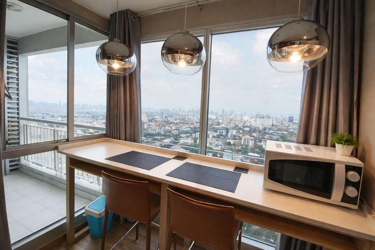 picture 🍀🍀 Modern Room💙 For Rent📍Rhythm Ratchada 🚆 Near MRT Huai Khwang (Line: @rent2022) ✨ Beautiful | Ready to move in 🔖 PC: A10833 - 8/14
