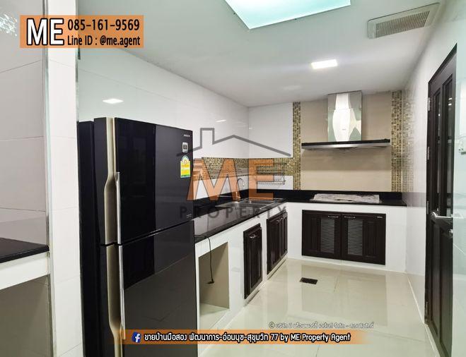 รูป ให้เช่า พฤกษาวิลล์ 73 พัฒนาการ ทาวน์เฮ้าส์ 2 ชั้น หลังมุม Built in สวย ใกล้ทองหล่อ - ใกล้ BTS อ่อนนุช โทร 064-954-9619 (RTA23-21) - รูปที่ 12/18