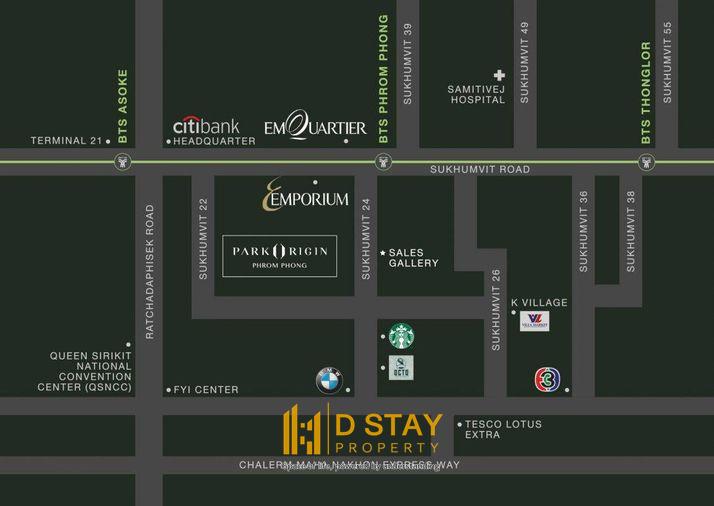 picture For rent Park Origin Phromphong nice room best price ready to move in Code:DS1513 Line:@Dstay - 15/15