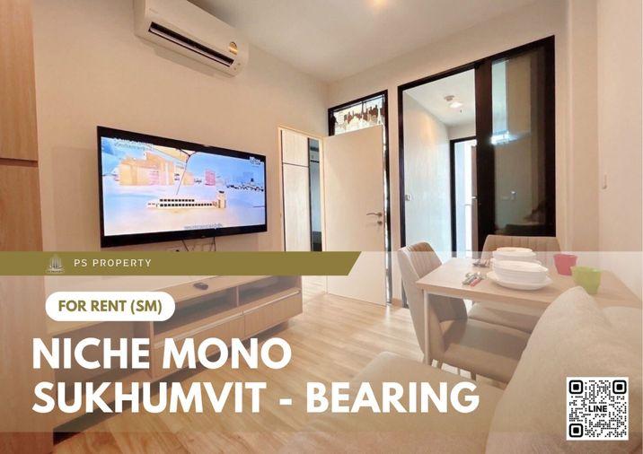 รูป ให้เช่า 📍 Niche Mono Sukhumvit - Bearing 📍 ใกล้ BTS แบริ่ง เฟอร์นิเจอร์ และ เครื่องใช้ไฟฟ้าครบ  - รูปที่ 1/11