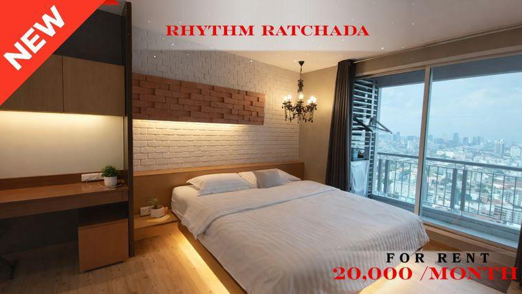 picture 🍀🍀 Modern Room💙 For Rent📍Rhythm Ratchada 🚆 Near MRT Huai Khwang (Line: @rent2022) ✨ Beautiful | Ready to move in 🔖 PC: A10833 - 1/14