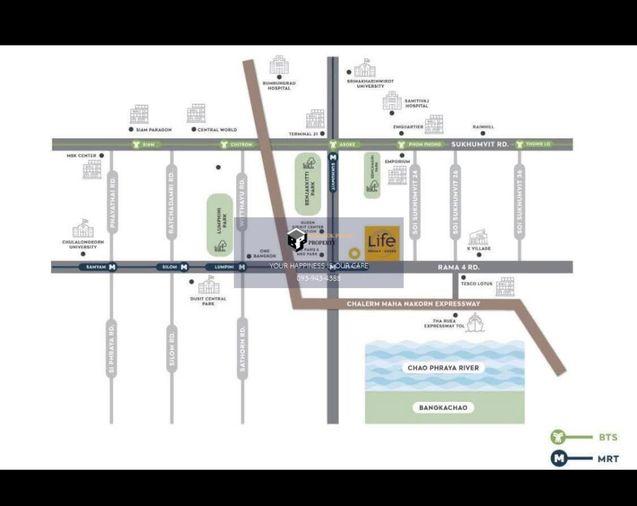รูป Life Rama4 - Asoke | 🚝ใกล้ BTSพร้อมพงษ์ #2026030714115#FC #MKT - รูปที่ 6/15