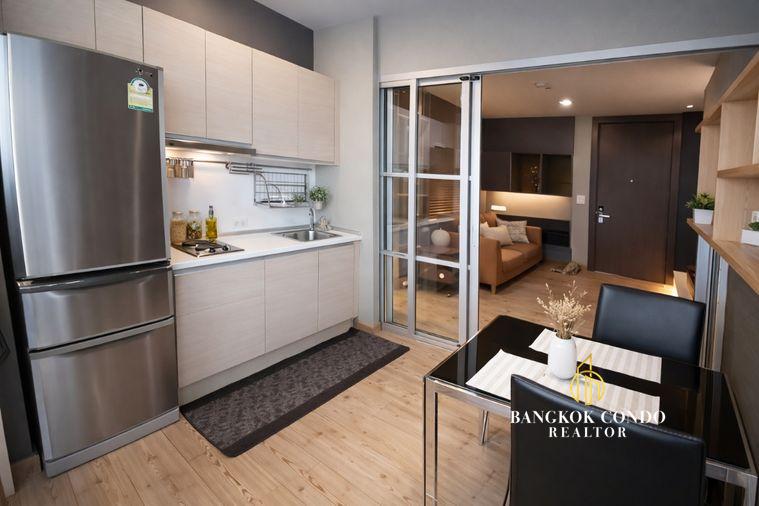 picture 🍀🍀 Modern Room💙 For Rent📍Rhythm Ratchada 🚆 Near MRT Huai Khwang (Line: @rent2022) ✨ Beautiful | Ready to move in 🔖 PC: A10833 - 9/14