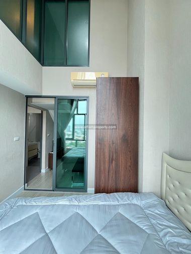 รูป 🌻🌻ให้เช่าคอนโด Metro Sky บางซื่อ-ประชาชื่น 1Bed+ 36.5 ตรม. (ทำเป็น 2 นอน) ตึก A ชั้น 16 สนใจ Line ID: @atfirm🌻🌻 - รูปที่ 10/25