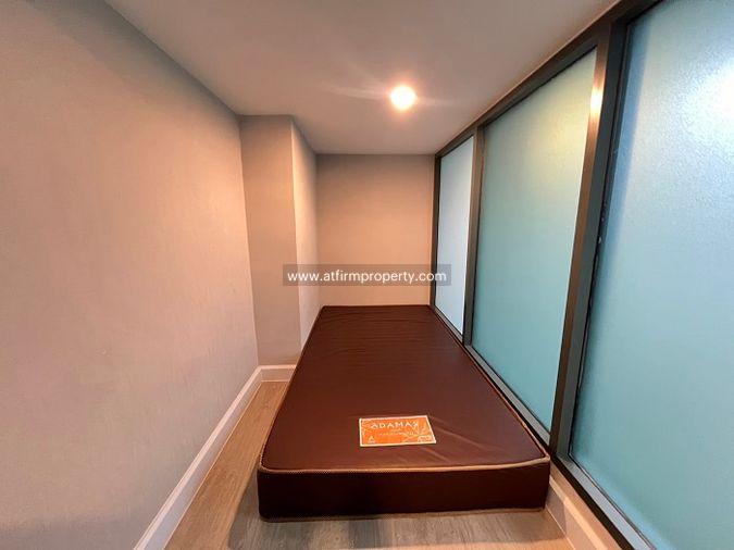 รูป 🌻🌻ให้เช่าคอนโด Metro Sky บางซื่อ-ประชาชื่น 1Bed+ 36.5 ตรม. (ทำเป็น 2 นอน) ตึก A ชั้น 16 สนใจ Line ID: @atfirm🌻🌻 - รูปที่ 21/25