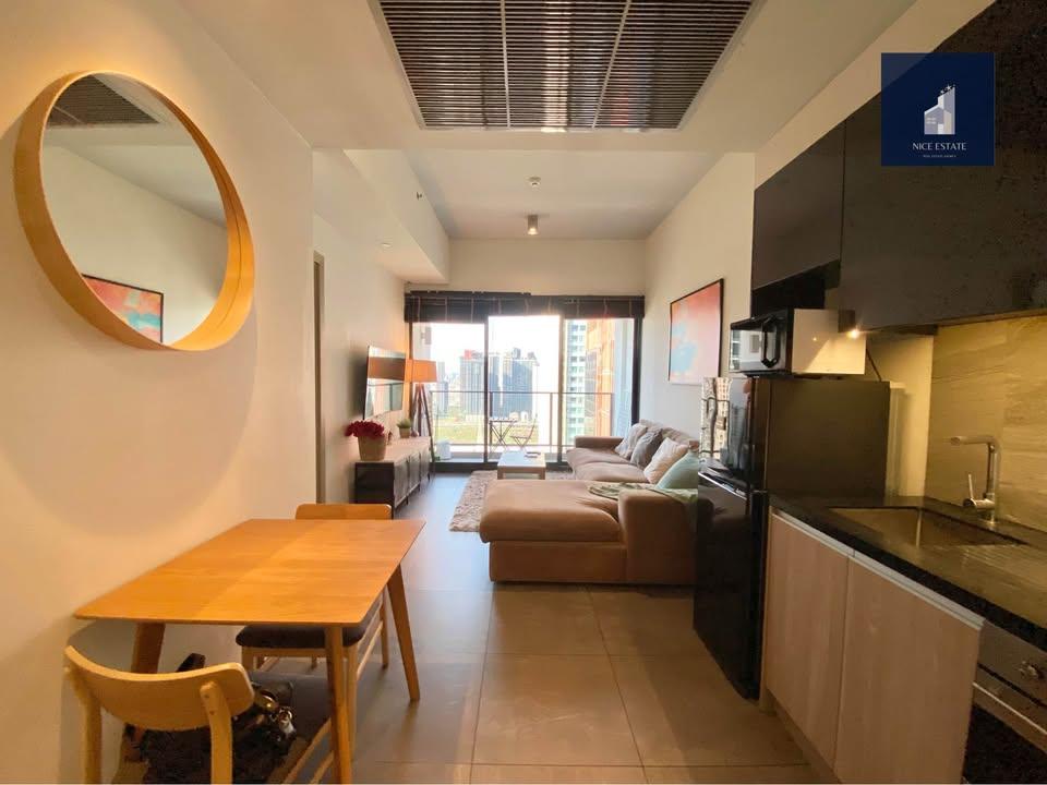 รูป The Lofts Asoke MRT Phetchaburi 1Bed with bathtub on high floor take clear view - รูปที่ 3/11