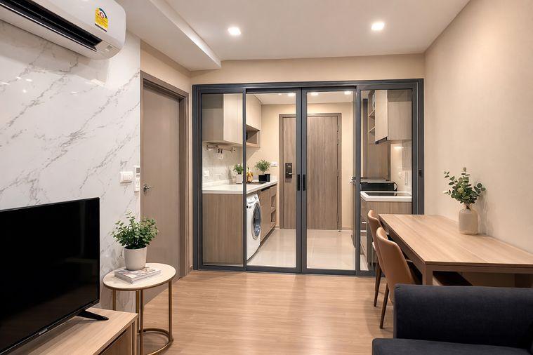 รูป 🍀🍀 Cozy room🍀 ให้เช่า📌 เดอะ เนสท์ สุขุมวิท 71 (Line: @rent2022) BTS พระโขนง ห้องสวย พร้อมเข้าอยู่ ราคาดี!!🔖A07084 - รูปที่ 5/11