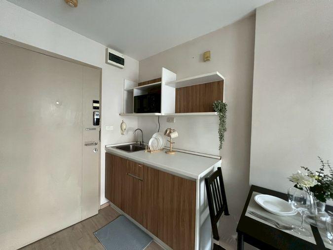 picture Condo for rent at ELIO Sukhumvit 64, near BTS Punnawithi station. Pool view. Ready to move in. - 4/32