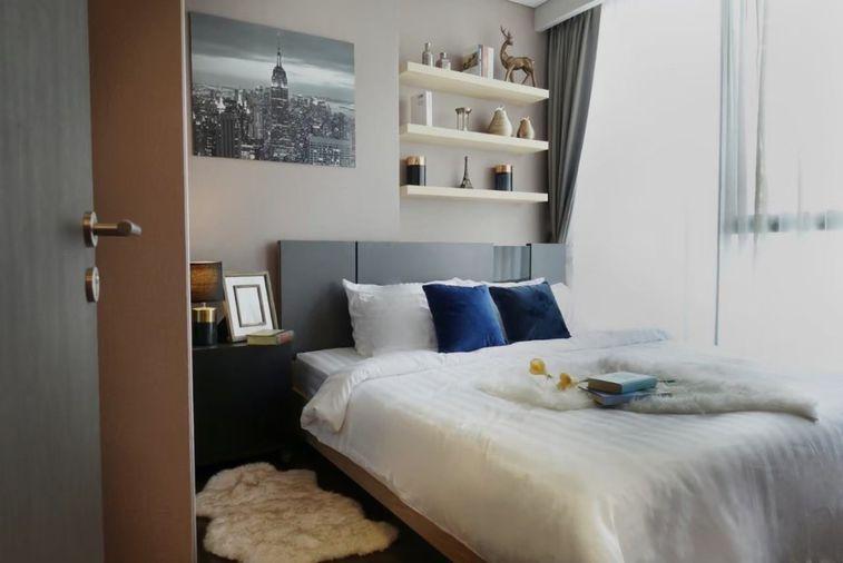 picture For rent The Lumpini 24, beautiful and luxurious room,ready to move in. Excellent price. Convenient transportation. I Code DS1703 Line : @Dstay - 1/6