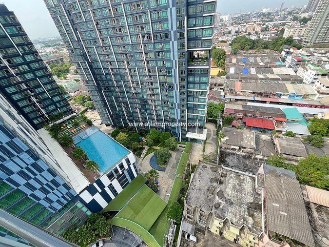 รูป 🌻🌻ให้เช่าคอนโด Metro Sky บางซื่อ-ประชาชื่น 1Bed+ 36.5 ตรม. (ทำเป็น 2 นอน) ตึก A ชั้น 16 สนใจ Line ID: @atfirm🌻🌻 - รูปที่ 24/25