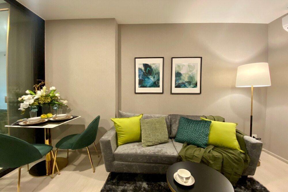 รูป สำหรับขาย !! ชั้นสูง 11++, ห้องหายาก !!  Code C20260300009...KnightsBridge Phaholyothin Interchange, 1 ห้องนอน, 1 ห้องน้ำ, แต่งครบ, ราคาพิเศษ!!📣📣 - รูปที่ 2/5