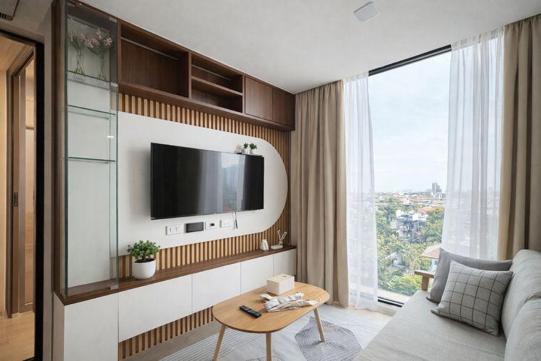 picture 🍀🍀 Fully Furnished 💝 For Rent 📍 Ivy Ratchada 🚆 Near Ratchadaphisek MRT Station  (Line: @rent2022) ✨ Ready to move in   🔖 PC: A10846 - 4/9