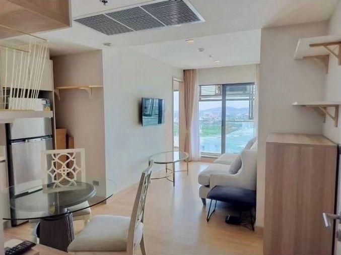 picture Call : 098-632-2894 Infinity One Condo @Central Chonburi, 55 sq.m 2 Beds 2 Baths 21 floor Sea View, Fully furnished - 1/14