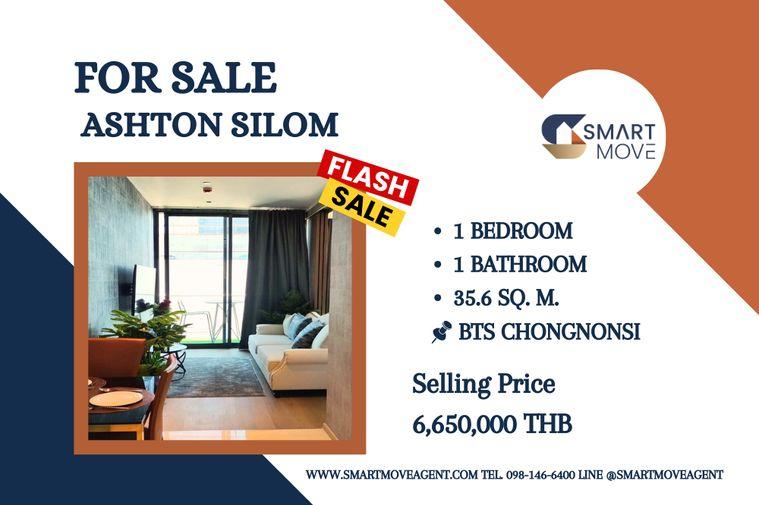 รูป 🔥 สำหรับขาย !! ชั้นสูง 10++,🔥 Code C20221202783..........Ashton Silom, 1 ห้องนอน, 1 ห้องน้ำ, แต่งครบ, ราคาพิเศษ!!📣📣 - รูปที่ 1/25