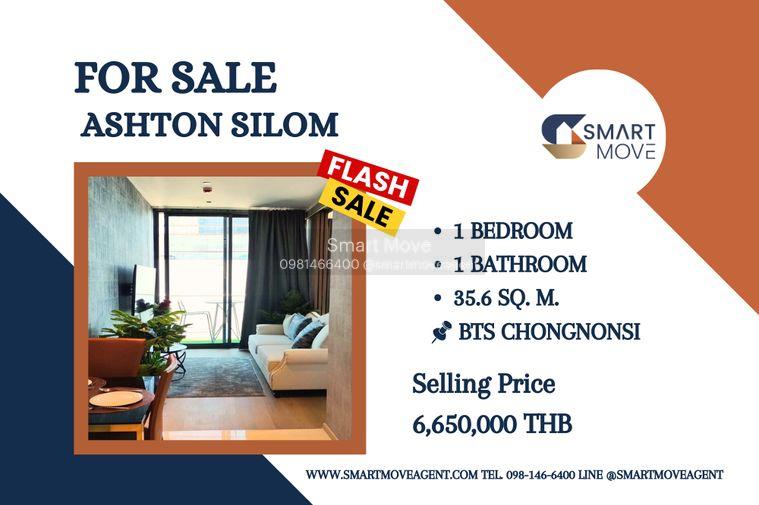 รูป 🔥 สำหรับขาย !! ชั้นสูง 10++,🔥 Code C20221202783..........Ashton Silom, 1 ห้องนอน, 1 ห้องน้ำ, แต่งครบ, ราคาพิเศษ!!📣📣 - รูปที่ 1/25