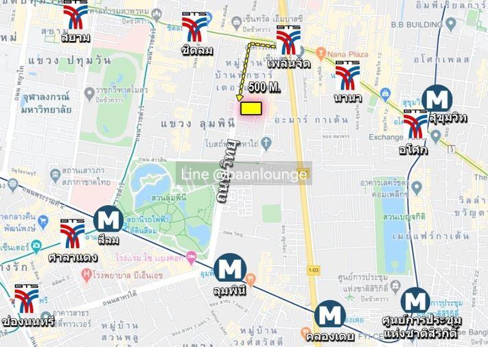 รูป ชั้น1 เหมาะทำร้านค้า ใกล้รถไฟฟ้า เพลินจิต 700 เมตร เช่าตึกแถว ถนน วิทยุ ติด All Seasons Place - รูปที่ 8/9