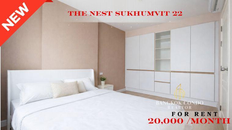 รูป 🍀🍀 Prime condo location🚆 ให้เช่า📌 เดอะ เนสท์ สุขุมวิท 22 (Line: @rent2022) BTS พร้อมพงษ์ ห้องสวย พร้อมเข้าอยู่ ราคาดี!!🔖A10854 - รูปที่ 1/9