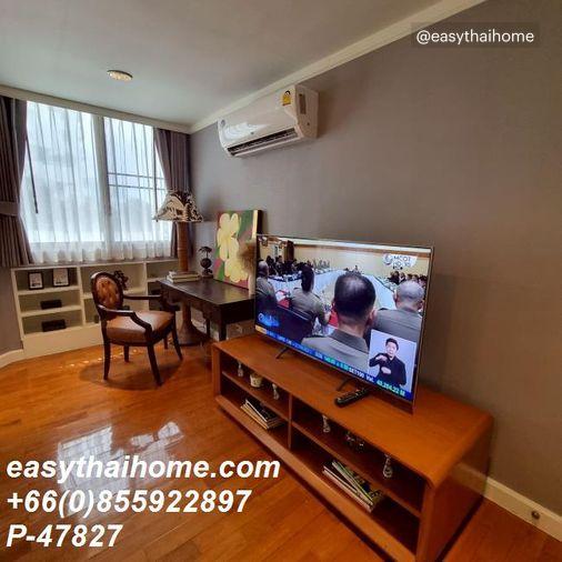 รูป P-47827 🔥 ให้เช่าคอนโด Supalai Place ชั้น 16 (ห้องใหญ่พิเศษ 142 ตรม. 2 นอน เฟอร์ครบ พร้อมอยู่ ใกล้ BTS พร้อมพงษ์) Line ID: @easythaihome 085-592-2897 - รูปที่ 16/49