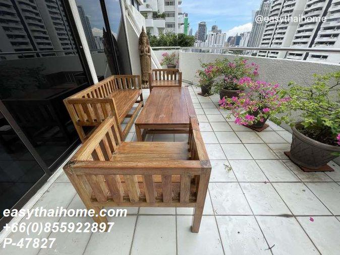 รูป P-47827 🔥 ให้เช่าคอนโด Supalai Place ชั้น 16 (ห้องใหญ่พิเศษ 142 ตรม. 2 นอน เฟอร์ครบ พร้อมอยู่ ใกล้ BTS พร้อมพงษ์) Line ID: @easythaihome 085-592-2897 - รูปที่ 12/49