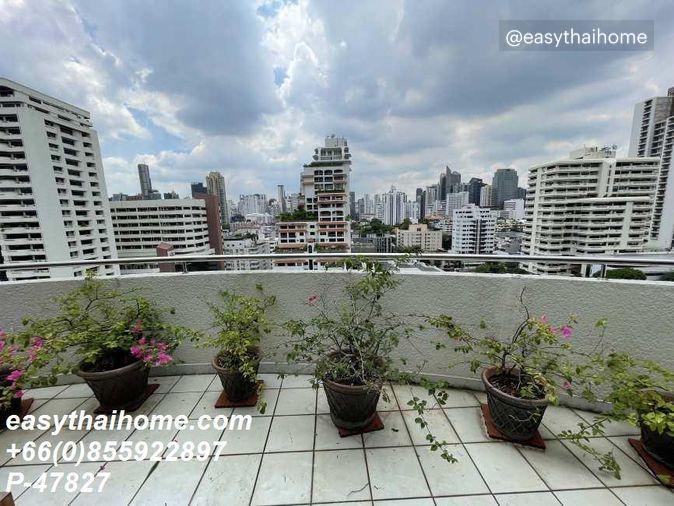 รูป P-47827 🔥 ให้เช่าคอนโด Supalai Place ชั้น 16 (ห้องใหญ่พิเศษ 142 ตรม. 2 นอน เฟอร์ครบ พร้อมอยู่ ใกล้ BTS พร้อมพงษ์) Line ID: @easythaihome 085-592-2897 - รูปที่ 9/49