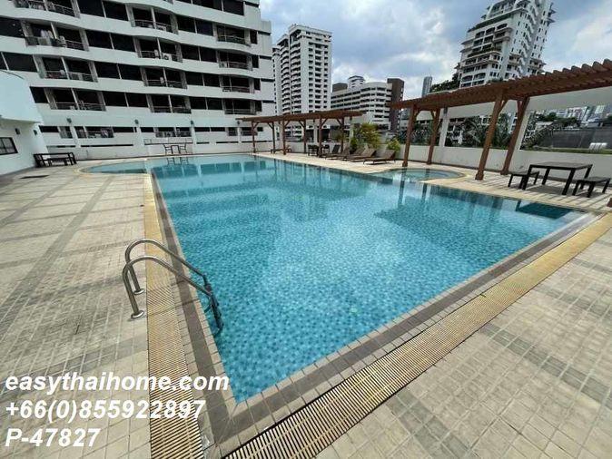 รูป P-47827 🔥 ให้เช่าคอนโด Supalai Place ชั้น 16 (ห้องใหญ่พิเศษ 142 ตรม. 2 นอน เฟอร์ครบ พร้อมอยู่ ใกล้ BTS พร้อมพงษ์) Line ID: @easythaihome 085-592-2897 - รูปที่ 42/49