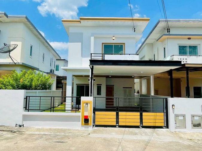 รูป บ้านแฝดสวย ราคาดี เมโทร ปาร์ค ทุ่งสุขลา ใกล้นิคมแหลมฉบัง ศรีราชา - รูปที่ 1/18