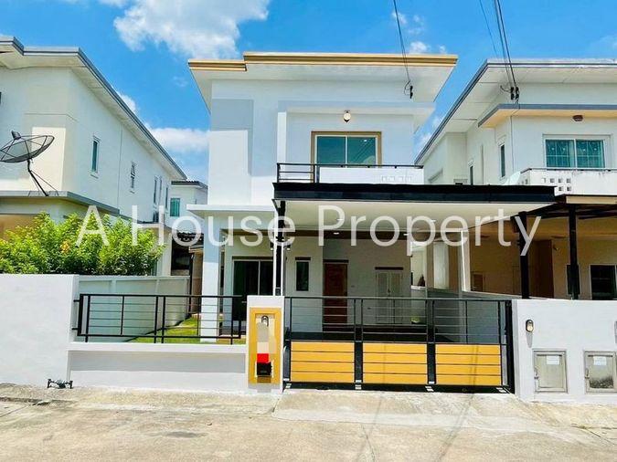 รูป บ้านแฝดสวย ราคาดี เมโทร ปาร์ค ทุ่งสุขลา ใกล้นิคมแหลมฉบัง ศรีราชา - รูปที่ 1/18