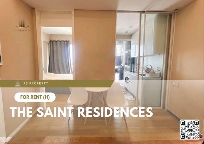 รูป ให้เช่า 📍 The Saint Residences 📍 เฟอร์นิเจอร์ และ เครื่องใช้ไฟฟ้าครบ ใกล้ BTS ห้าแยกลาดพร้าว - รูปที่ 1/11