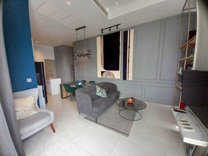 picture For rent Ashton Silom Best price Nice room High floor City view DS2474 | Line @dstay - 2/25