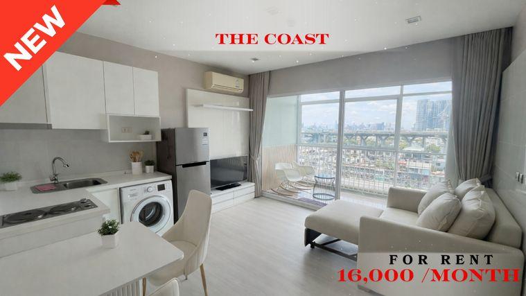 รูป 🍀🍀 Fully furnished💝 ให้เช่า📌 เดอะ โคสต์ (Line: @rent2022) BTS บางนา ห้องสวย พร้อมเข้าอยู่ ราคาดี!!🔖A10873 - รูปที่ 1/9