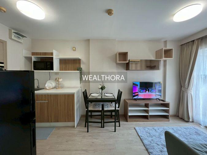 picture Condo for rent at ELIO Sukhumvit 64, near BTS Punnawithi station. Pool view. Ready to move in. - 3/32
