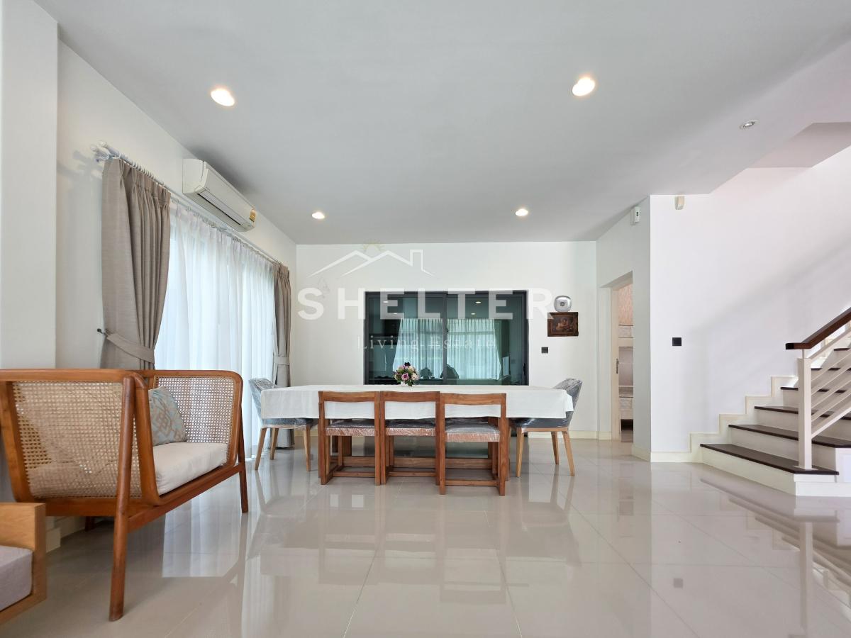 รูป บ้านเดี่ยว ให้เช่า พร้อมเข้าอยู่ทันที เฟอร์ครบ ใกล้โรงเรียนนานาชาติเวลลิงตัน 🏫 - รูปที่ 15/32