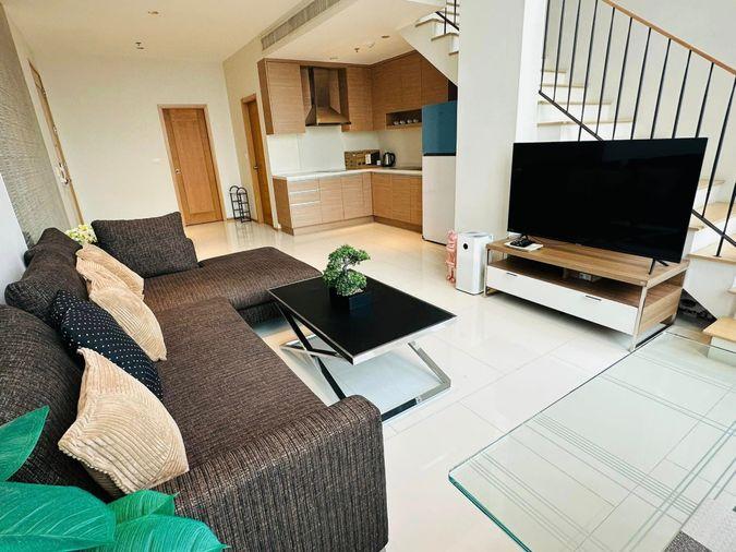 รูป Duplex ห้องกว้าง The Emporio Place วิวโค้งน้ำ ใกล้ EmQuartier ✨ - รูปที่ 4/13