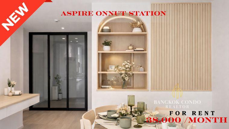 รูป 🍀🍀🍀 Exclusive Unit 🔥ให้เช่า📌 แอสปาย อ่อนนุช สเตชั่น 🌸 (Line:@rent2022)ห้องสวย พร้อมเข้าอยู่✨A10535 - รูปที่ 1/15