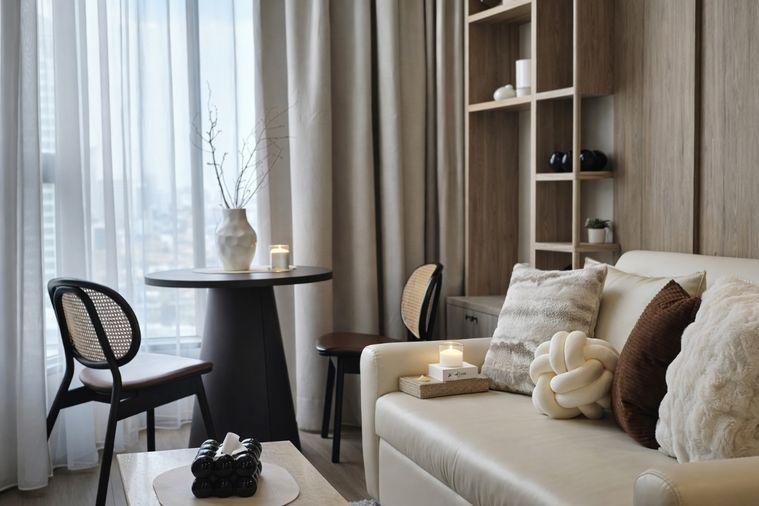 รูป 🍀🍀 Beautiful Room🌸 ให้เช่า📌 ไนท์บริดจ์ สเปซ สุขุมวิท-พระราม 4 (Line: @rent2022) BTS พระโขนง พร้อมเข้าอยู่ 🔖A10880 - รูปที่ 6/14