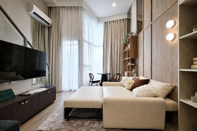 รูป 🍀🍀 Beautiful Room🌸 ให้เช่า📌 ไนท์บริดจ์ สเปซ สุขุมวิท-พระราม 4 (Line: @rent2022) BTS พระโขนง พร้อมเข้าอยู่ 🔖A10880 - รูปที่ 9/14