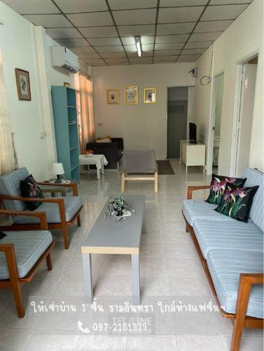 รูป ให้เช่าบ้านเดี่ยว 1 ชั้น รีโนเวทใหม่ รามอินทรา ทำเลดีมาก พร้อมอยู่ - รูปที่ 6/16