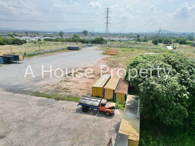 picture Land with office building for rent in a prime location, ideal for logistics businesses. - 8/20