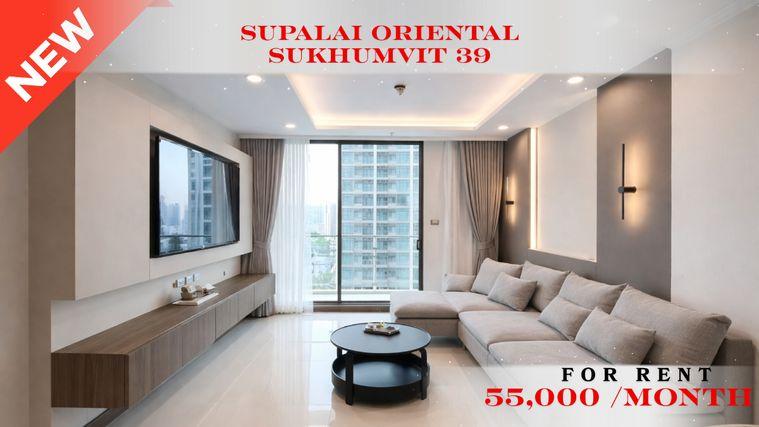 รูป 🍀🍀 Fully furnished💝 ให้เช่า📌ศุภาลัย โอเรียนทัล สุขุมวิท 39 (Line: @rent2022)MRT เพชรบุรี พร้อมเข้าอยู่ 🔖A10903 - รูปที่ 1/16